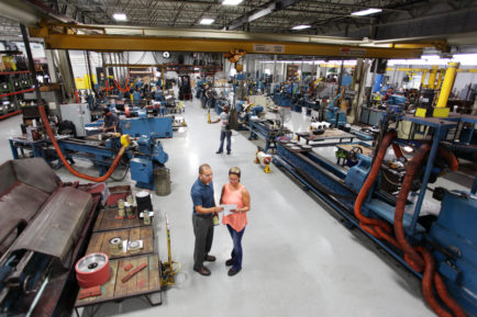 Inside the Contact Rubber Plant